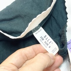 Vintage Bali 100% Cotton Hi Cut String Bikini Panties 90s Size 8 #2128 Logo