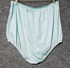 Vanity Fair Sissy Panty LACE Nouveau Slippery Nylon 9/2XL AZURE MIST