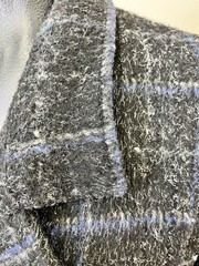 Vintage 80s NYG New York Girl Wool Plaid Overcoat ILGWU Union Made USA