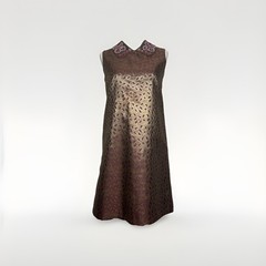 Vintage Metallic Brocade Dress&Coat