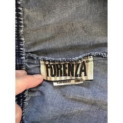 Forenza Vintage 80s 90s Acid Wash Denim Shorts Elastic Waist Blu Gravel MD USA