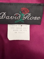 Vintage Dawn Rose Burgundy Lace Jacket Size 20.5 Mother of Bride Eveningwear
