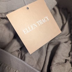 NWT Ellen Tracy 100% Linen Pants Relaxed Drawstring XL Preppy Coastal Grandma