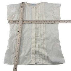 Vintage Miss Fashionality Women’s Blouse Pleated Front Permanent Press sz Small