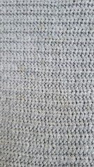 Vintage KATHERINE BISHOP Light Gray Ribbed Mock Neck Sweater – Size S