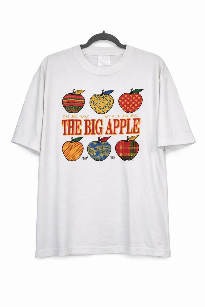 Vtg New York The Big Apple Single Stitch T Tee Shirt Women’s Size L Large Retro
