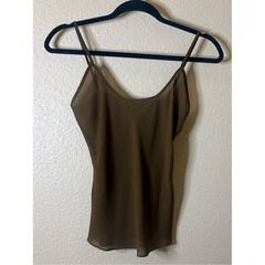 Ralph Lauren Sheer Brown Camisole