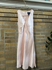 VTG Y2K Ann Taylor Babydoll Dress Sz 0P 100% Silk Coquette Event Cocktail Delica
