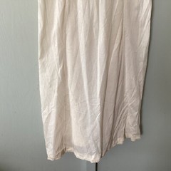 Vintage Olga34 Bust Semi Sheer Cream Nylon & Lace Slip Dress Size Medium Retro