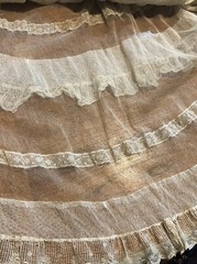 True Antique Edwardian Beauty / Tulle & Lace Dress in Great Condition – XS/ S