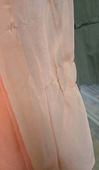 Vintage 1970’s Dress Women’s Pinkish Orange Gown Prom