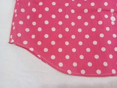 VTG 3 Womens Land’n Sea Pnk Grn Blu Polka Dot Sz M Polo Shirts Short Sleeve USA