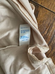 VINTAGE WARNERS Shinny Beige Panties Style 206 Size Large
