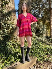 Large | Vintage 70’s Poncho Style Knit Top
