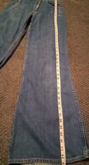 HTF Vintage 1970s FOXMOOR Hippie Bell Bottoms Blue Jeans SZ 11