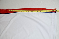 Vintage Dress Soho Babe Hardball Retro 76 Size S White Red 2000s Star Fitted NWT