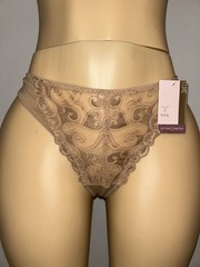 Vintage Early 2000 Gilligan And O’Malley Thong NWT Tan Color Size Large
