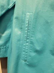 VINTAGE TEAL AQUA SERBIN SPORT Jacket Car COAT Women’s SIZE 10 Mod Made IN USA