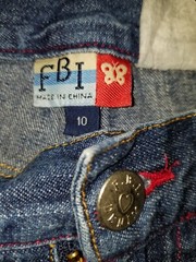 RARE F.B.I. Women’s Vintage Jeans wide bottom size 10