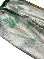 VTG Escada Margaretha Ley Tropical Jungle Print Pant Women Sz 36 Green Botanical
