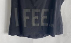 Vintage Y2K Moschino Jeans Women’s Black I Feel Good Graphic Tank Top Sz 10