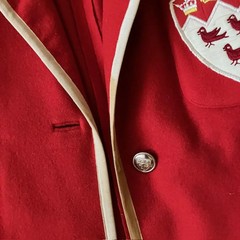 Vintage McGill University Montreal Canada Wool Blazer 1940s Size 34 Bland Co