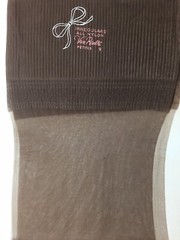 6 Pair’s Vintage Nylon Stockings 8 1/2” X 29” Raalte RHT Taupe FLAT KNIT PETITES