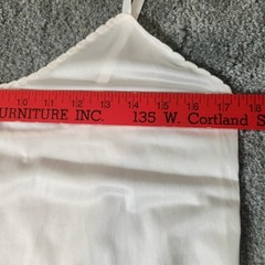 Wondermaid Half Slip Adjustable Strap Womens Vintage Nylon Lingerie Size 36
