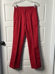 Vintage Y2K-Red~ Women Dee Cee Casual Pants~1970’s~ Rare ~ New Old Stock~ USA