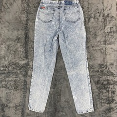 VTG Jordache Basics Acid Wash High Waisted Mom Jeans Made in USA Size 14 28×31