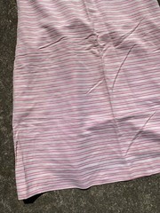 1950s 1960s Vintage Pink Hawaiian Floral Skirted Playsuit 1 Piece Swimsuit Dress