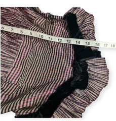 Vintage Original Junior by Bernard’s Gingham & Velvet Lolita Top Size Small Jrs