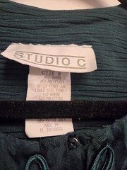 vintage clothes for women- Dress 80s-90s- Studio C Size 8