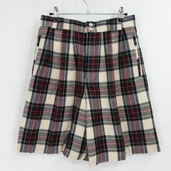 Vintage Danielle Martin Walking Shorts Womens 10 Plaid Wool High Waist Twee