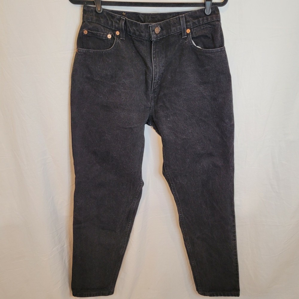 Vintage Levi’s 551 Relaxed Tapered Size 12 Made in USA 1996 Black Washed