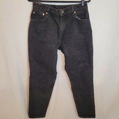Vintage Levi’s 551 Relaxed Tapered Size 12 Made in USA 1996 Black Washed