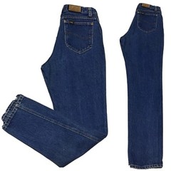 Vintage Lee Jeans High Waist Made In USA 8 Med 26 1/2” Waist Lee Riders 80s 90s