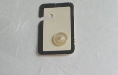 PRINGLE OF SCOTLAND GENUINE REPLACEMENT BUTTON IVORY WHITE for CASHMERE SWEATER