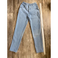 Vintage Blaze High Waisted Mom Jeans Light Wash Western 13/31 USA 90s Cotton