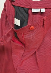 Vintage Tail High Waisted Trouser Shorts Red Check Preppy Retro Golf (4)