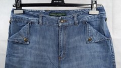 Lauren Jeans Ralph Lauren Vintage 90s Relaxed Fit Buckle Back Jeans size 8 blue
