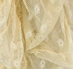 Antique 1905 Edwardian Ivory Tape Lace Summer Afternoon Tea Dress Gown