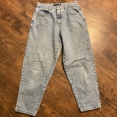 Venezia Jeans Wms High Rise Mom Jeans Relaxed Tapered Denim 90s Vtg Meas.31×27