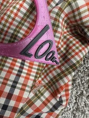 Vintage Bobbie Brooks KoraTron Pants Womans M Plaid Flat Front USA Preppy 70s