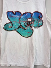 Vintage Yes Tank Top Shirt Union Tour 1991 Roger Dean Graffiti Art