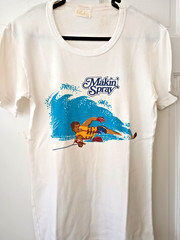 Vintage Singapore Water Ski Club T Shirt Graphic Print Makin’ Spray Small 34