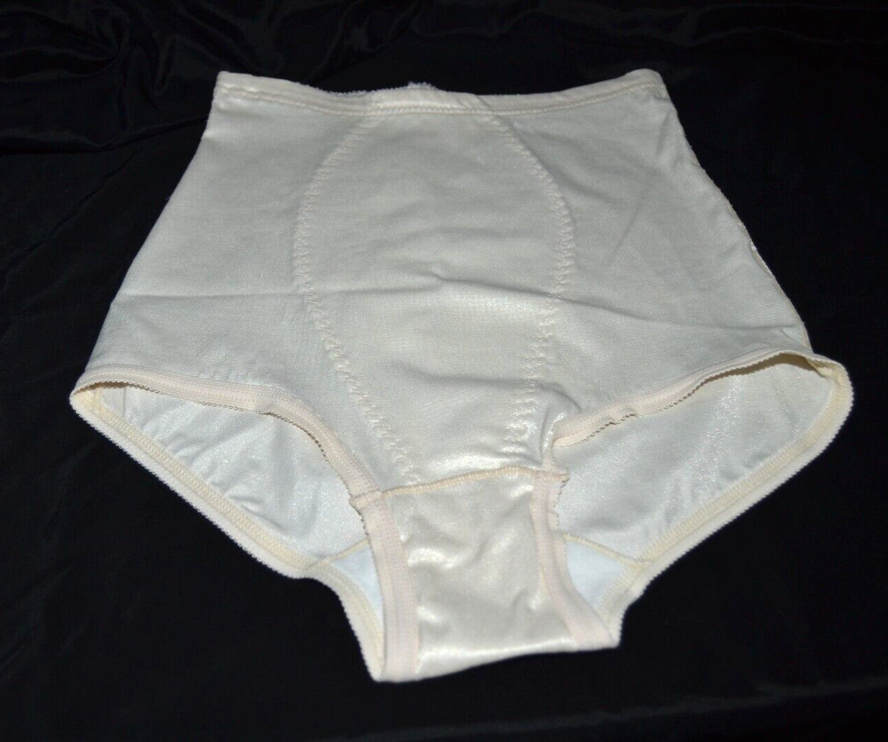Vtg Union Made Lady Manhattan Large Panty Girdle Firm Control Shaper 2321 Beige