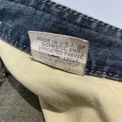 David Meister Womens Vintage Bell Bottom Jeans Size 14 34” Sequined Waist