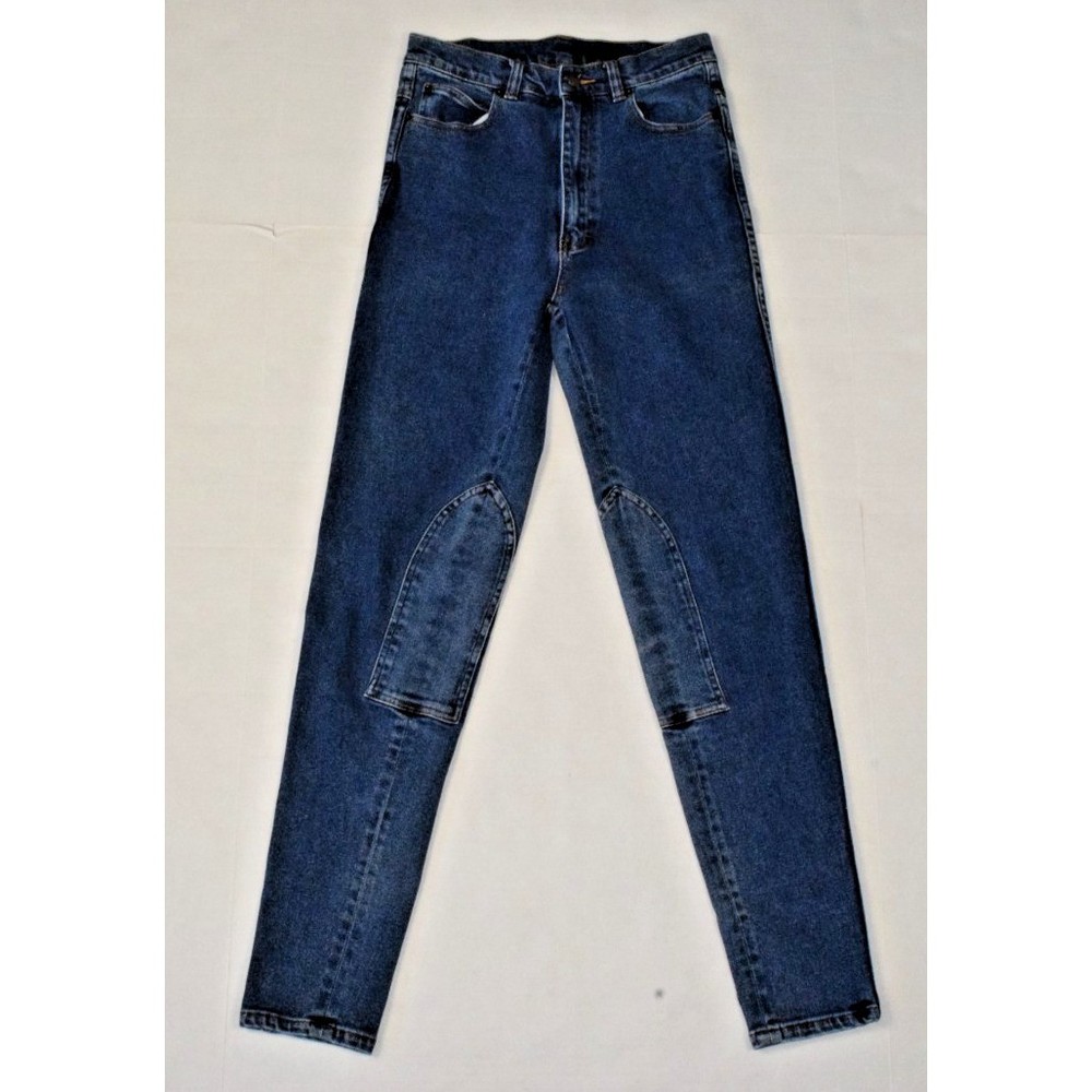 Vintage Western Riding Jeans Horsewoman Spirit 28 x 30 90s Blue Denim Stretch
