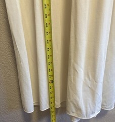 Vtg Nightgown Hollywood Glamour Old Money Lux Cream Color Tricot Long Adj Bust